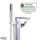 Ver imagem 3 de Misturador Monocomando de Piso para Banheira Smart Norte