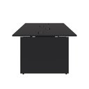 Ver imagem 5 de Plataforma de Trabalho 4 Lugares 1,80m X 1,20m Pé Painel F5 Cor:preto