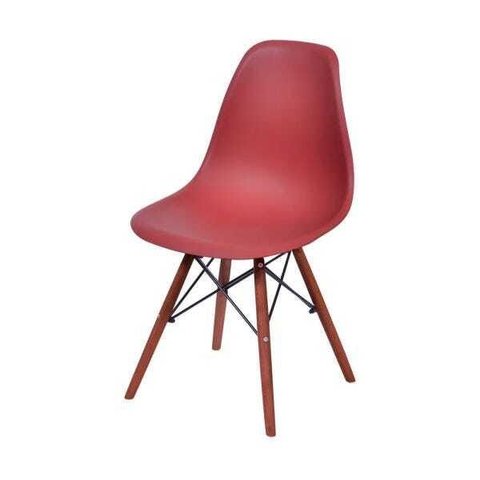 Cadeira Eames Dsw Base Escura Telha