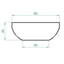 Ver imagem 4 de Vaso Planta 80x30 Bacia Polietileno - MARROM CAFE 003