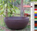 Ver imagem 1 de Vaso Planta 80x30 Bacia Polietileno - MARROM CAFE 003