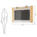 Ver imagem 4 de Painel para TV Peter 65" 150cm MDF-MDP Amadeirado DJ Móveis