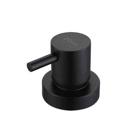 Acabamento de Registro Inox Link Preta Doan Noxac01b Padrão Deca