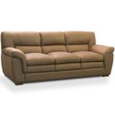 Ver imagem 1 de Sofá 3 Lugares para Sala de Estar 230cm Boston F04 Nobuck Marrom - Lyam Decor