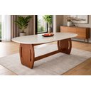 Ver imagem 3 de Mesa de Jantar Oval Grande Estilo Moderno para Área Gourmet