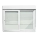 Ver imagem 1 de Janela Integrada Pvc 2 Folhas Vidro Liso com Cremona Itec