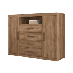 Cômoda Havana Master 2 Portas 4 Gavetas Atacama Santos Andirá - 1 Cômoda Havana Master 2 Portas 4 Gavetas Atacama Santos Andirá - 1