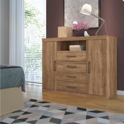 Cômoda Havana Master 2 Portas 4 Gavetas Atacama Santos Andirá - 2 Cômoda Havana Master 2 Portas 4 Gavetas Atacama Santos Andirá - 2