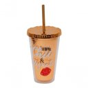 Ver imagem 3 de Copo Canudo Marrom Chic & Elegante 450ml - Projeto Kiwi