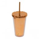 Ver imagem 5 de Copo Canudo Marrom Chic & Elegante 450ml - Projeto Kiwi