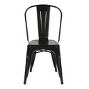 Ver imagem 4 de Kit 8 Cadeiras Tolix Iron Design Preta Aço Industrial Sala Cozinha Jantar Bar