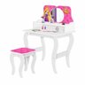 Penteadeira com Banqueta Infantil Princesa Branca/Rosa - 2