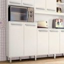 Ver imagem 3 de Kit Cozinha 12 Portas Ágata Valdemóveis Branco