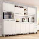 Ver imagem 2 de Kit Cozinha 12 Portas Ágata Valdemóveis Branco