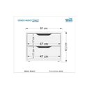 Ver imagem 3 de Mesa de Cabeceira Conect 02 Gav Branco 308966