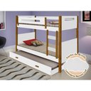 Ver imagem 1 de Treliche Infantil Solteira Montessoriana Heloisa Incluso Luminária Led Branca e Amêndoa