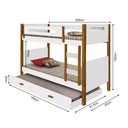Ver imagem 3 de Treliche Infantil Solteira Montessoriana Heloisa Incluso Luminária Led Branca e Amêndoa
