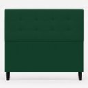Ver imagem 2 de Cabeceira Decorativa Ivy para Cama de Casal 140 cm Suede Verde