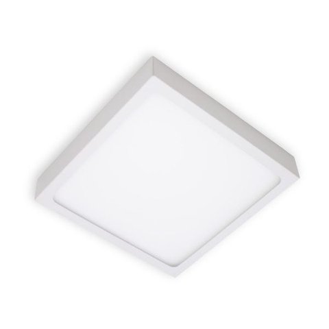 Painel Plafon LED 15W Luminária Sobrepor 14x14cm Branco Frio 6000K St1043