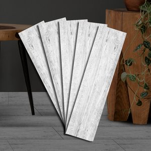 Kit 10 Piso Vinílico Pvc Autocolante 60x15 – Prático, Flexível e Durável