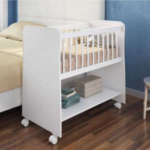 Mini Berço Moisés Peternella com Colchão Branco