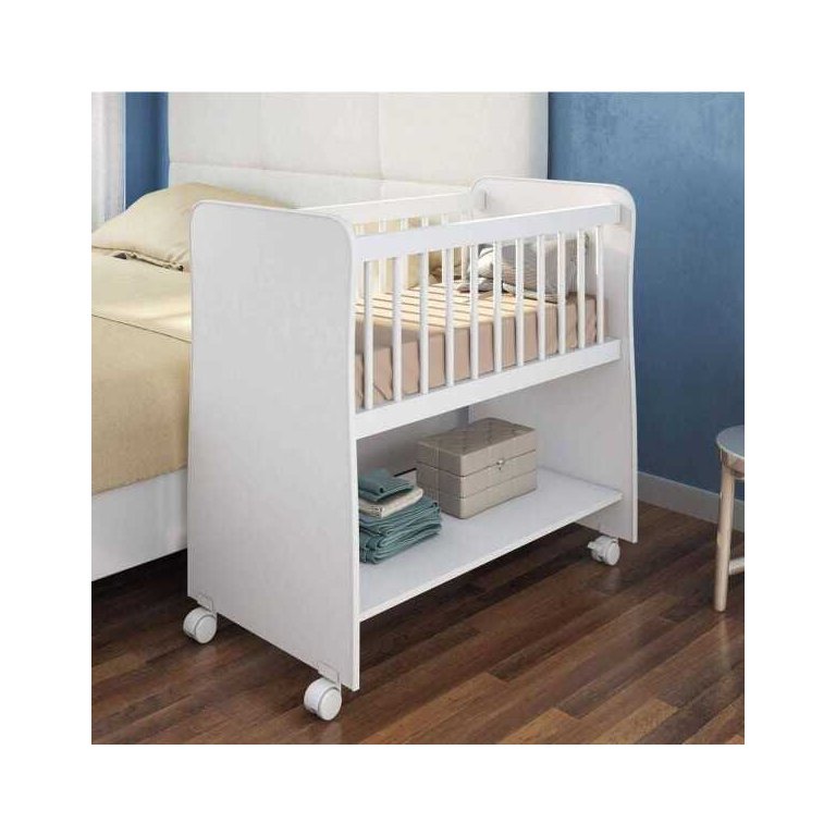 Mini Berço Moisés Peternella com Colchão Branco