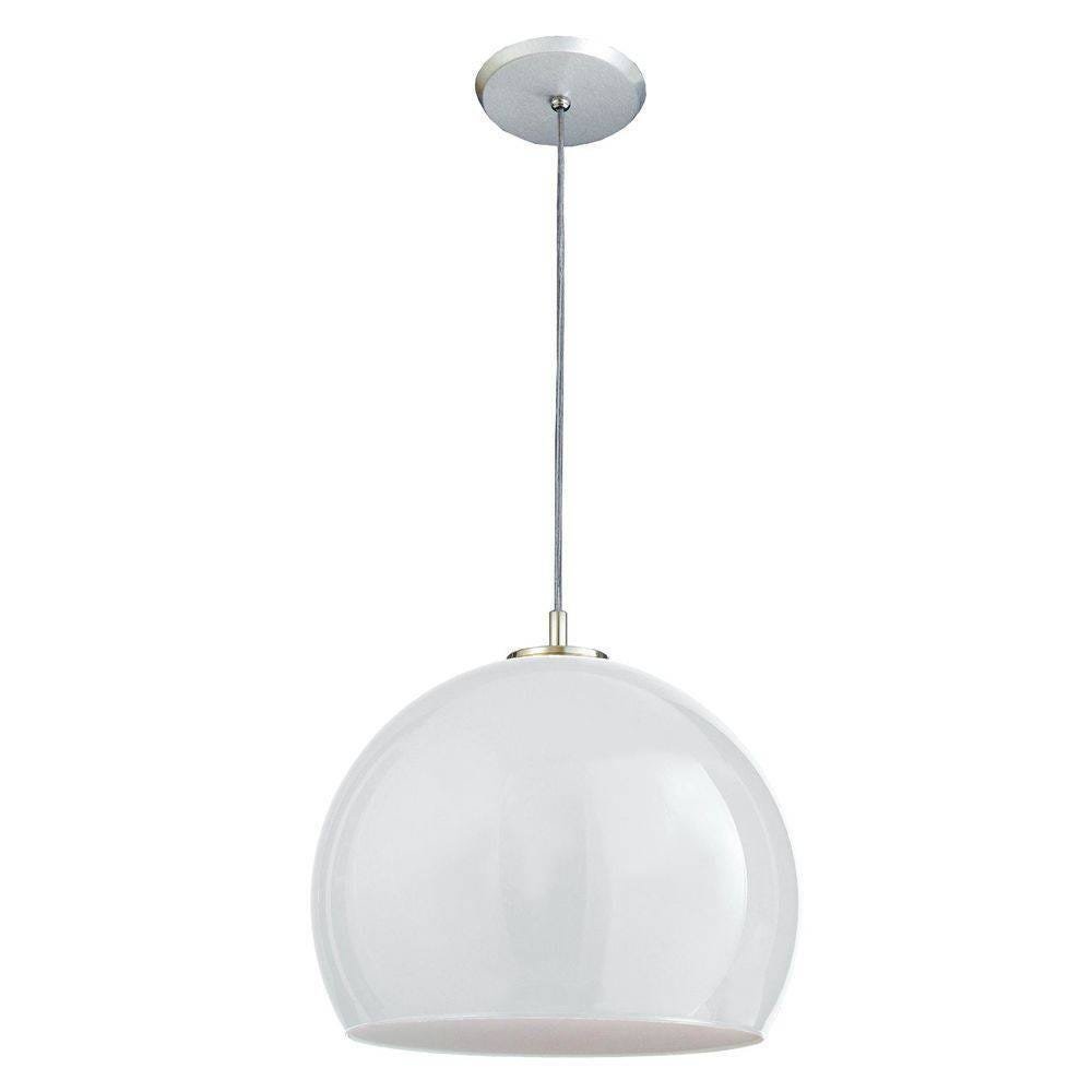 Pendente 3116 Redondo Branco | MadeiraMadeira
