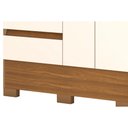 Ver imagem 6 de Guarda Roupa 4 Portas de Abrir e 2 Gavetas Briz BS02 Castanho - Henn