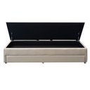 Ver imagem 3 de Calçadeira Sapateira Baú Munique 1.60 Linho Carvalho - Star Confort