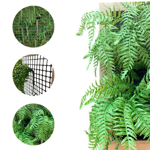 4 Buquês Samambaia Artificial Decorativa com Aparência Natural