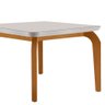 Mesa Sala de Jantar Liz 180cm em Mdf e Vidro com Canto Copo - 2