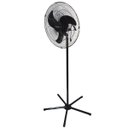Ver imagem 2 de Ventilador Coluna 60cm Bivolt 110v 220v 200w Industrial Turbo Turbão 3 Pás Vent New 630 Preto