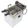 Fritadeira Elétrica Água Óleo 25 Litros 8000W Mesa Bancada 220V Industrial Profissional Turbo  - 4