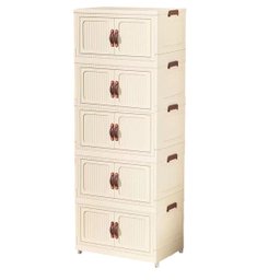 Armario Organizador 5 Andares Empilhavel Dobravel Decoraçao Organizaçao Roupa Objetos Acessorios Cas - 2