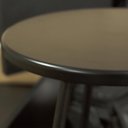 Ver imagem 4 de Banqueta Alta Aluminio Fibra Preta para Cozinha Area Externa Preto