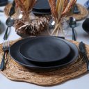 Ver imagem 2 de Aparelho de Jantar 30 Peças Orgânico Preto Matte Porto Brasil