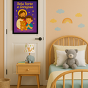 Ver imagem 3 de Quadro Decorativo Infantil Menino " Seja Forte e Corajoso"