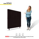 Ver imagem 3 de Cabeceira Cama Box Solteiro Itália 90cm Corano Marrom - Desk Design