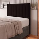 Ver imagem 2 de Cabeceira Cama Box Solteiro Itália 90cm Corano Marrom - Desk Design