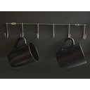 Ver imagem 2 de PORTA XICARAS LATERAL VITA 340X65X40MM CROMADO Aramados Masutti