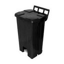 Ver imagem 2 de Lixeira Quadrada Plastica de 100 Litros sem Roda e Pedal Cor:amarelo