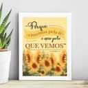 Ver imagem 1 de Quadro Coríntios - Vivemos Pela Fé 24x18cm:madeira Preta