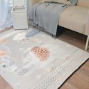 Ver imagem 1 de Tapete Infantil Conforto Elefante Sonhador 100 x 140