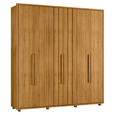 Guarda Roupa Casal Veronese 6 Portas 230 Cm Cumaru Madetec