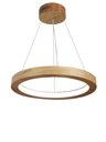 Ver imagem 1 de Pendente de Madeira Sirius LED 3000K Acrílico 50 cm Freijó Madeluz Pendente Sirius LED 3000K 50Cm