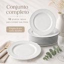 Ver imagem 3 de Jogo 12 Pratos Rasos Hauskraft Divine 26,5cm Branco