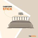 Ver imagem 6 de Cabeceira Modular Cama Casal Autocolante Adesiva 140cm - Grafite