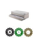 Ver imagem 5 de Bicama Box Solteiro Linho Bege 96x203x28 Cm com Colchão Hanover Inducol Molas Ensacadas