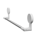 Ver imagem 2 de Porta Toalha com Adesivo Branco 58,5 X 5,4 X 11,8 Cm - Astra