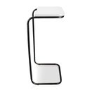 Ver imagem 4 de Mesa Lateral Tampo Multiuso P/ Sofá Base Preto Branco